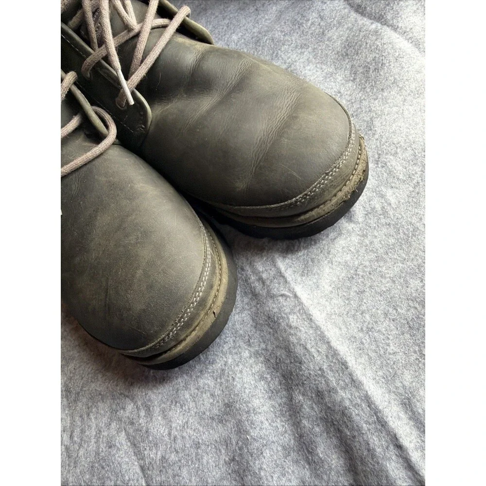 UGG Neumel Waterproof Grey Gray Leather Chukka Boots Men's 12